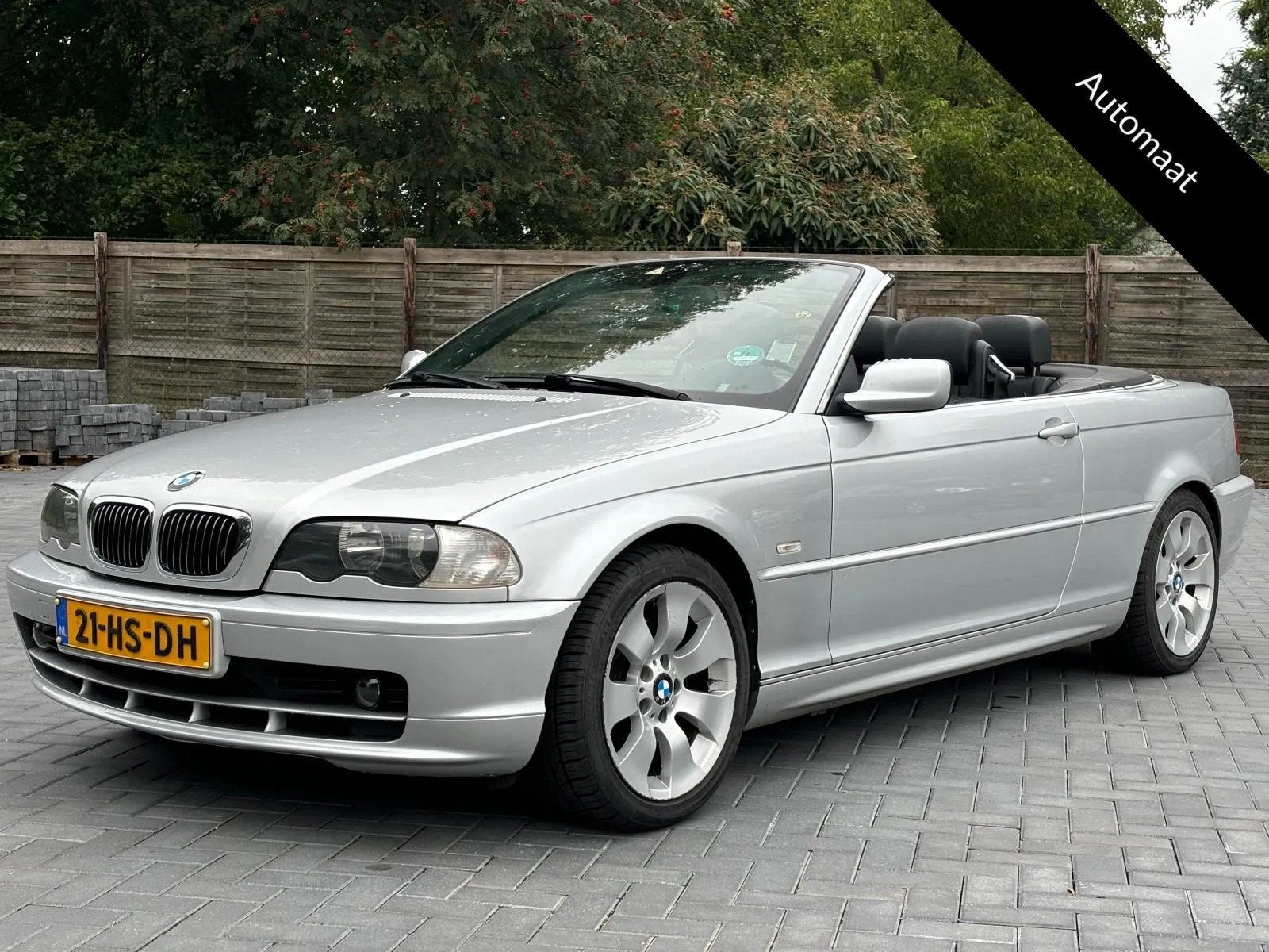 BMW 3-serie Cabrio 320Ci Executive, Auto's, Achterwielaandrijving, Gebruikt, Zwart, Cabriolet