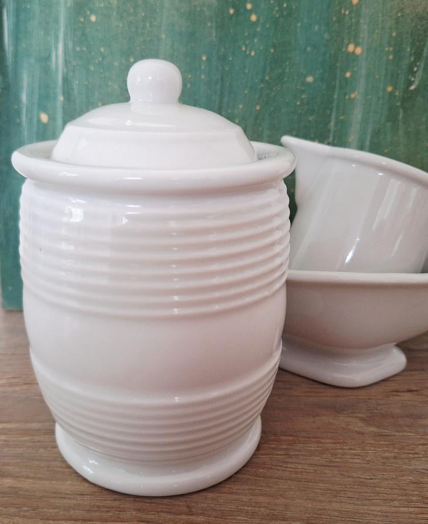 Franse vintage bandenpot, Antiek en Kunst, Ophalen of Verzenden