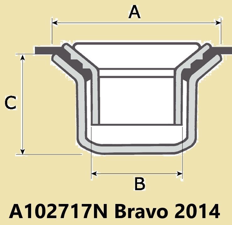 A102717N Bravo 2014 luchtventiel voor rubberboten. € 7,95, Ophalen of Verzenden, Nieuw, Overige typen