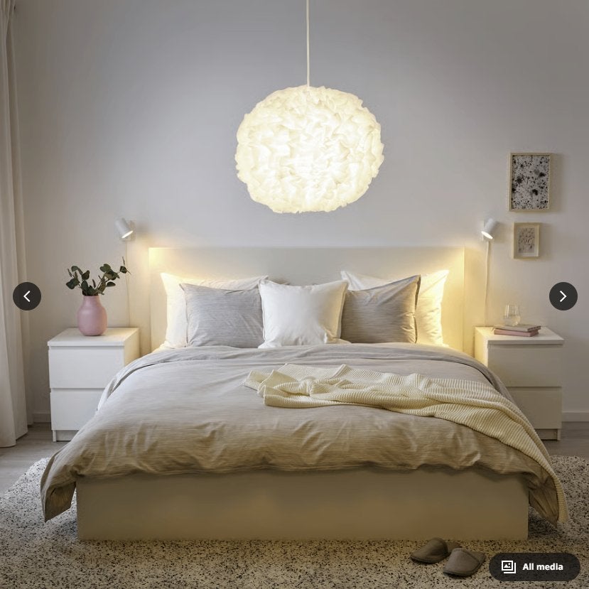 Pendant lamp IKEA VINDKAST, Ophalen, Zo goed als nieuw, Textiel, Modern