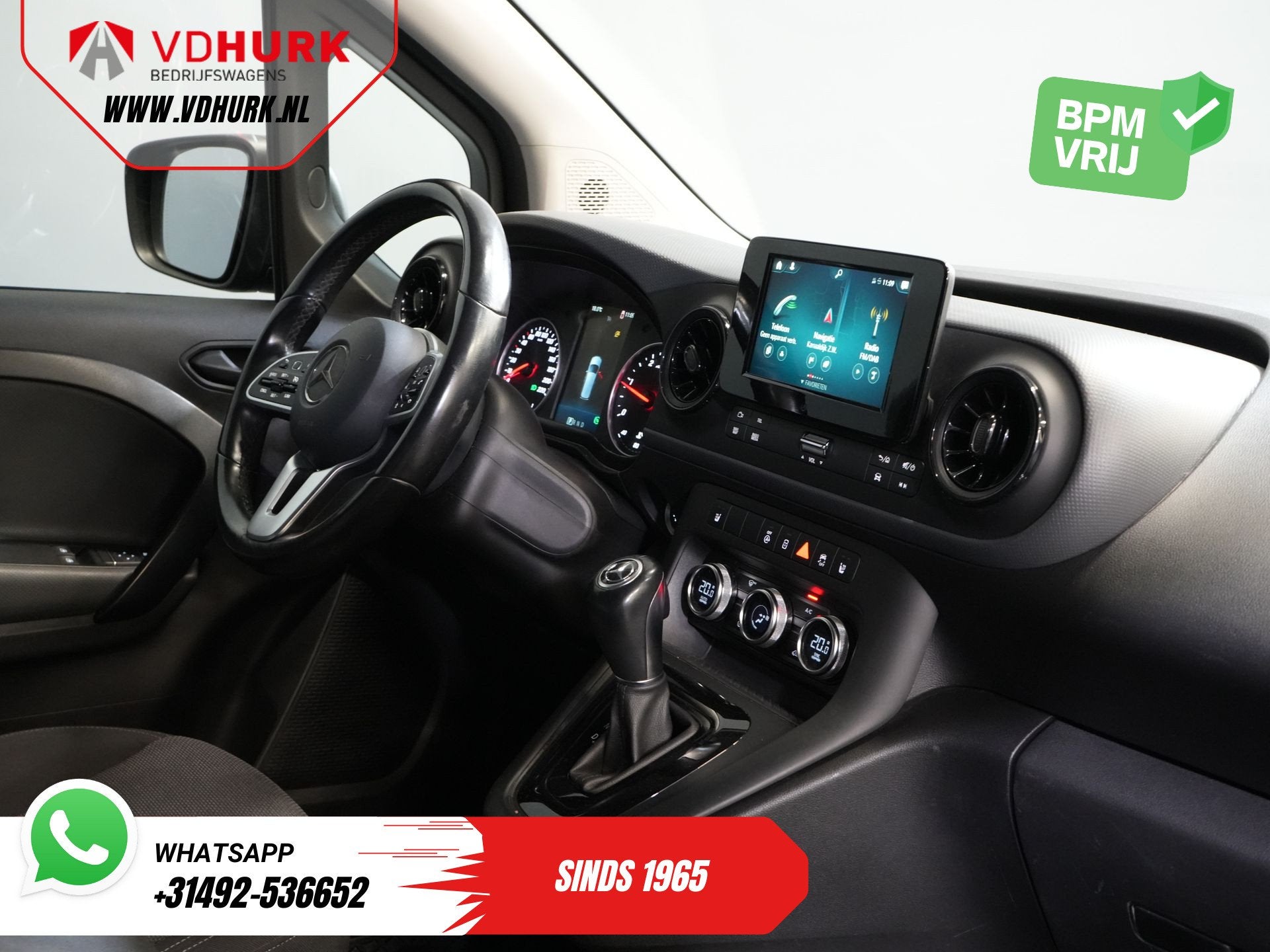 Mercedes-Benz Citan 112 CDI Aut. LED/ Stoelverw/ CarPlay/ Na, Auto's, Stof, Gebruikt, 4 cilinders, 1618 kg