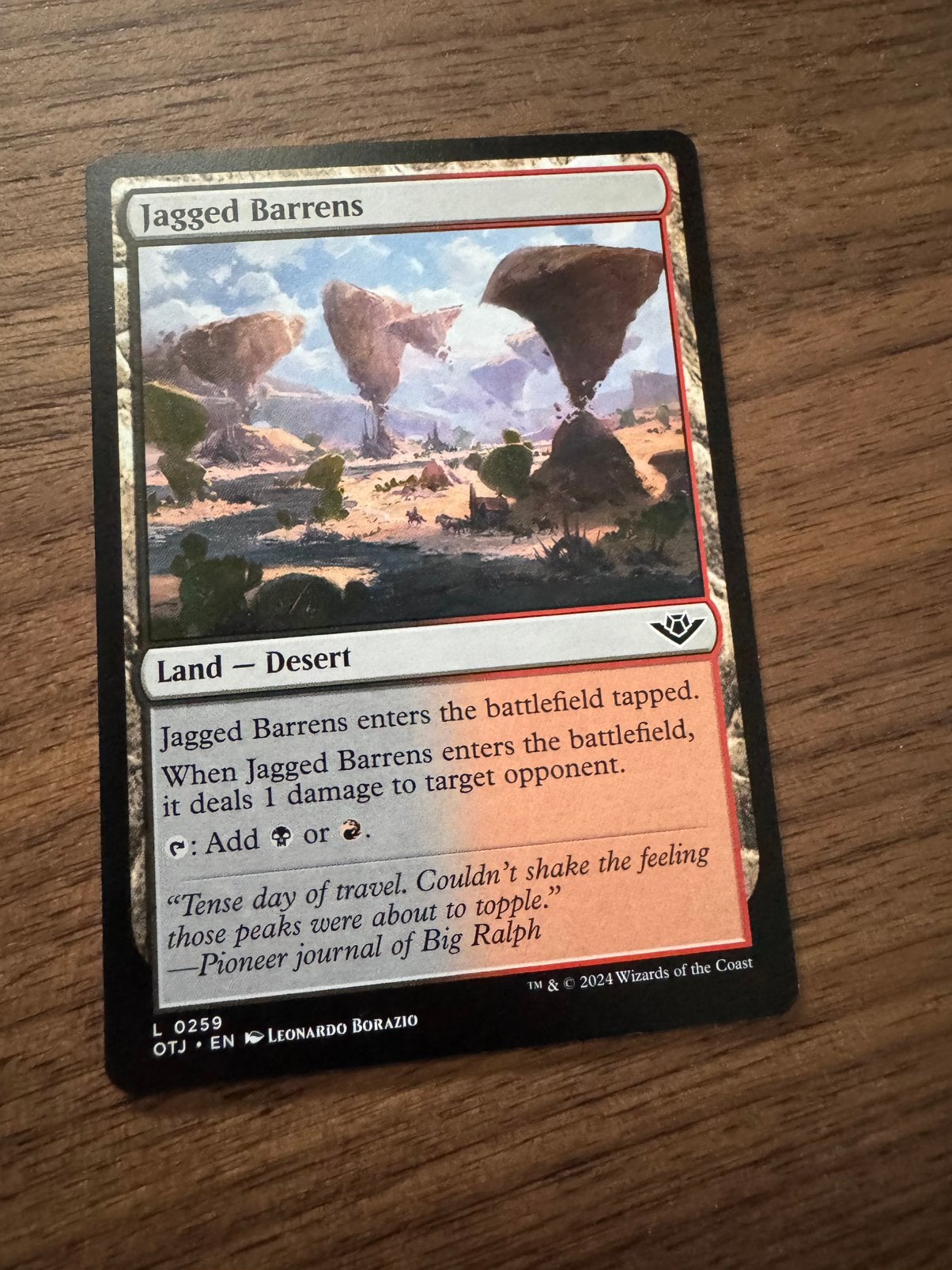 Jagged Barrens - Outlaws of Thunder Junction, Verzenden, Zo goed als nieuw