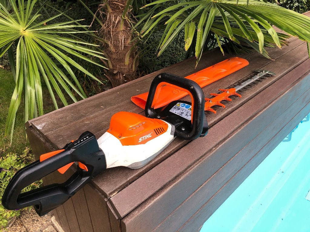 Stihl heggenschaar accu hsa 94r, Ophalen, Accu