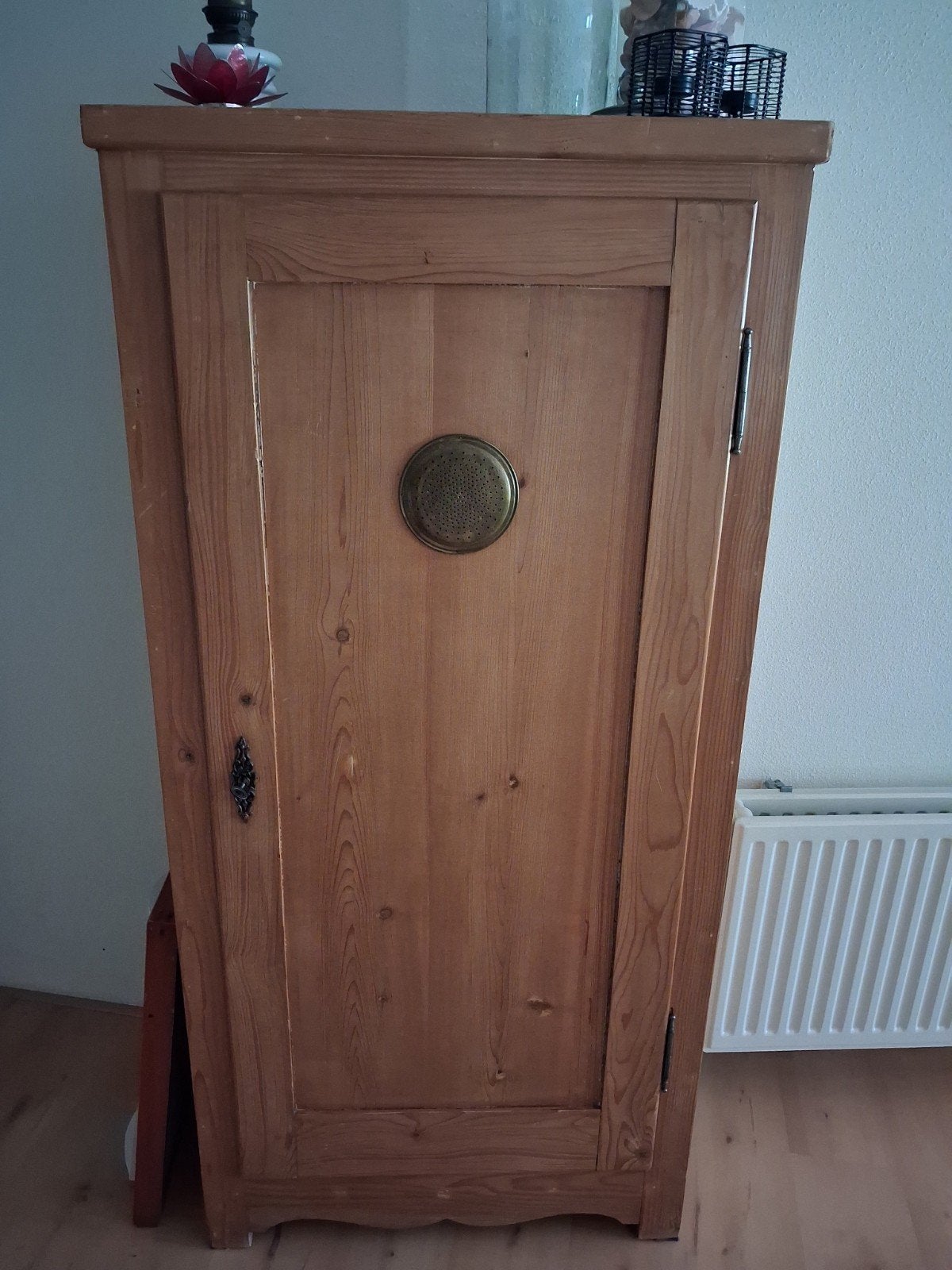 Antieke Brocante Spekkast / Broodkast van Grenen, Ophalen