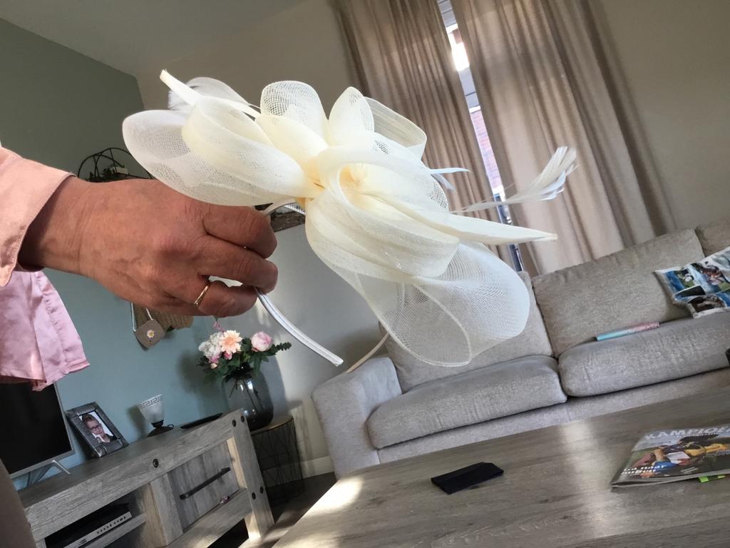 Mooie nieuwe fascinatoe, Ophalen of Verzenden, Nieuw, 57 cm (M, 7⅛ inch) of minder, Hoed