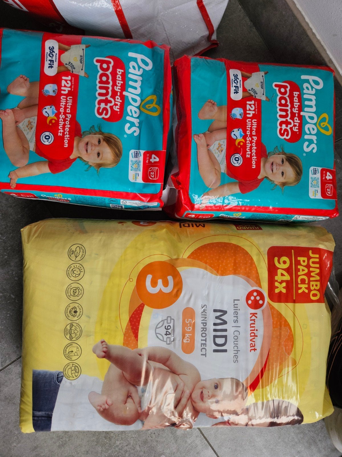 Pampers luiers en luierbroekjes - Diverse maten, Ophalen of Verzenden, Nieuw