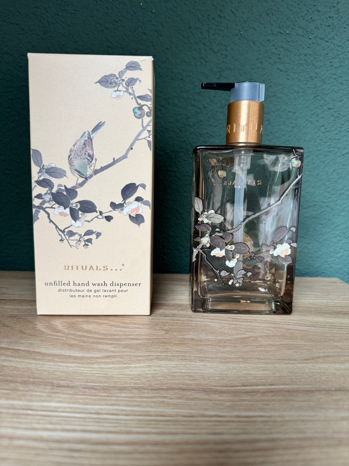Rituals zeep dispenser “ golden birds” nieuw, Ophalen of Verzenden, Nieuw