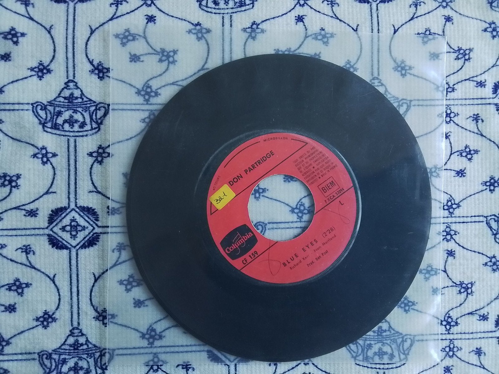 Don partridge            Blue eyes, 7 inch, Ophalen of Verzenden, Zo goed als nieuw, Pop