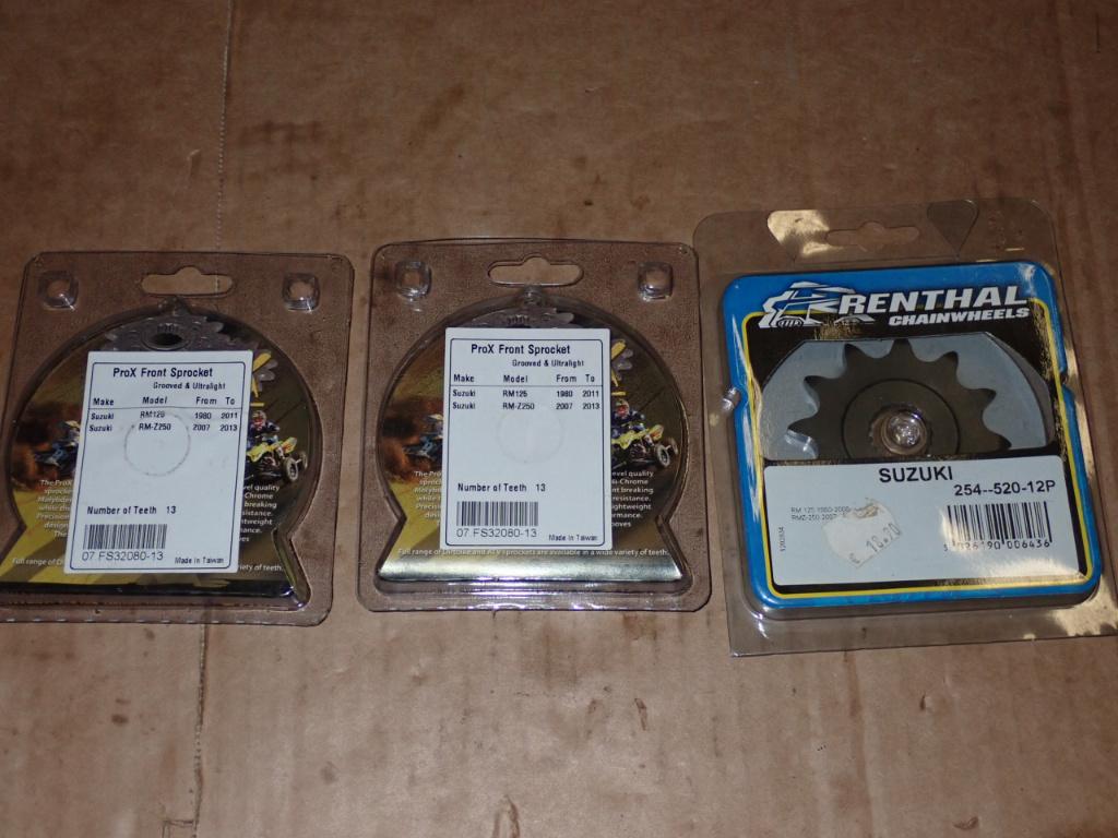 Suzuki RM125 1980-2011 Voortandwiel 3 stuks 13T / 12T, Verzenden