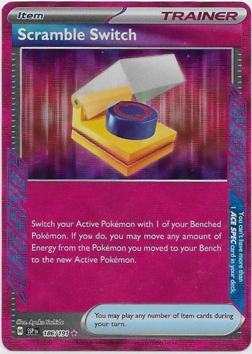 Surging Sparks,  Scramble Switch [ace spec] 186/191, Verzenden, Nieuw, Losse kaart