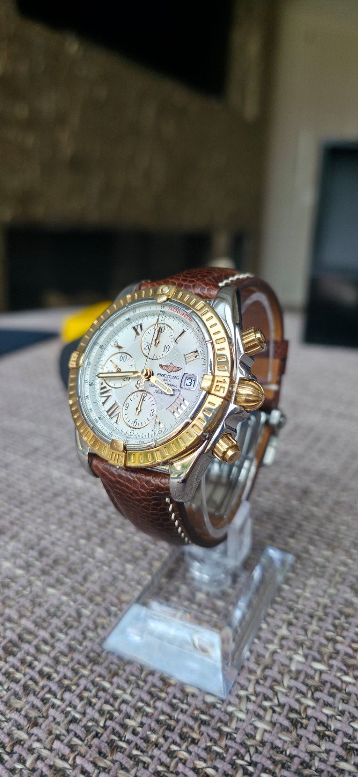 Breitling Evolution 44mm, Ophalen of Verzenden, Zo goed als nieuw, Roze, Android