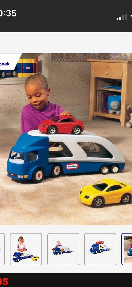 Little Tikes Auto Transporter met 2 auto's, Kinderen en Baby's, Ophalen of Verzenden, Gebruikt