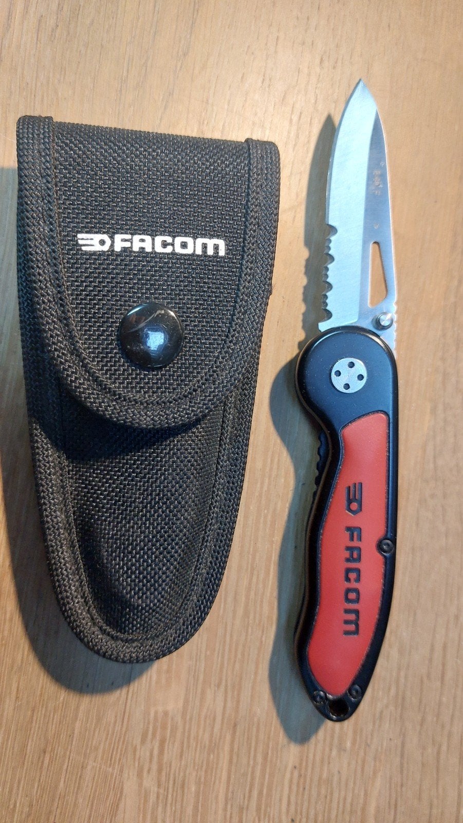 Facom Zakmes met Etui, Ophalen of Verzenden, Gebruikt, Snijgereedschap, Facom