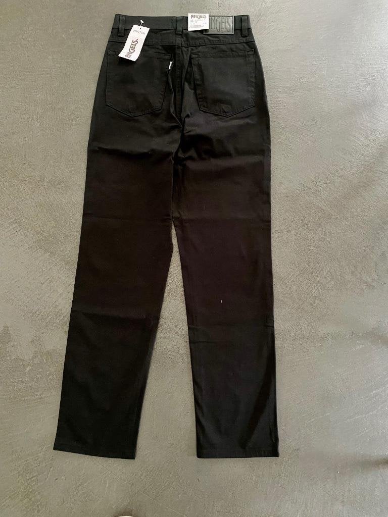 G110 Nieuw Angels jeans spijkerbroek mt. 36=S broek zwart, Zwart, Nieuw, Ophalen of Verzenden, Angels