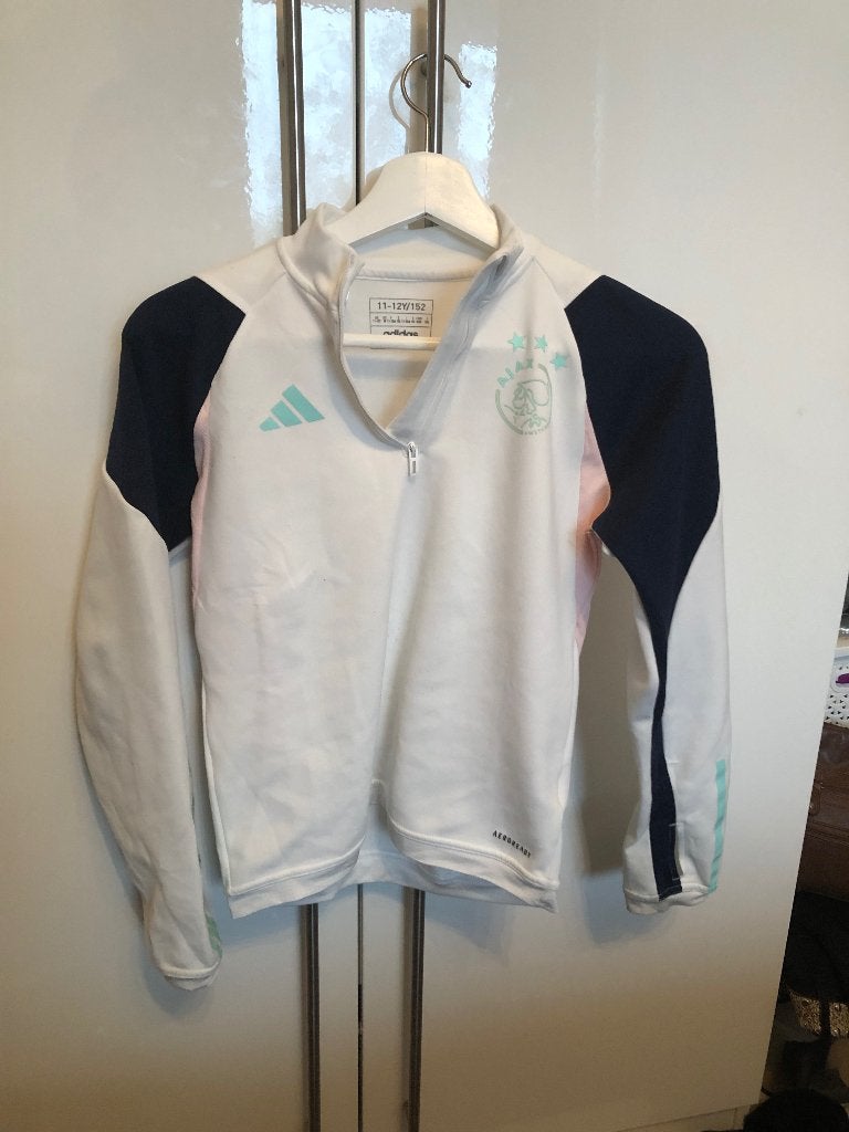 Adidas Ajax trainingsvest, Ophalen of Verzenden, Gebruikt, Jongen of Meisje, Sport- of Zwemkleding