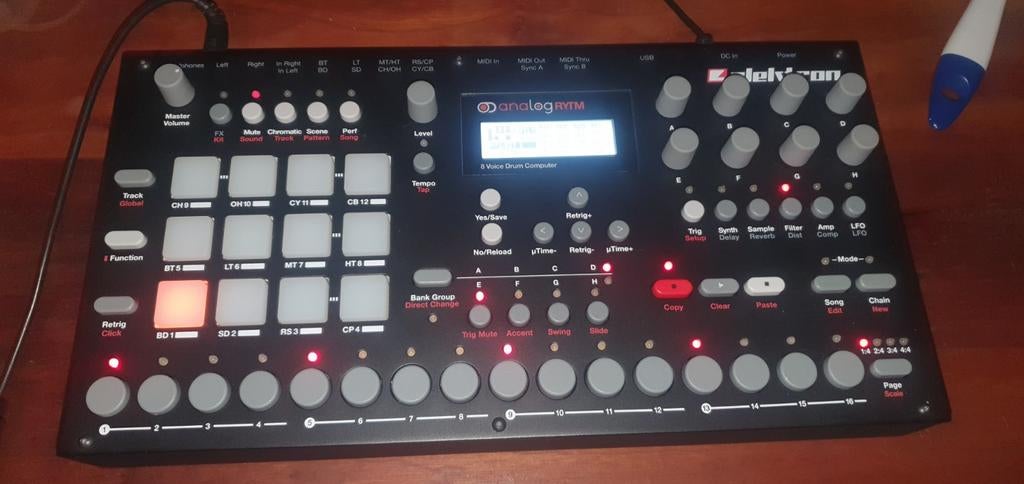 Elektron Analog Rytm mk1, Ophalen, Zo goed als nieuw