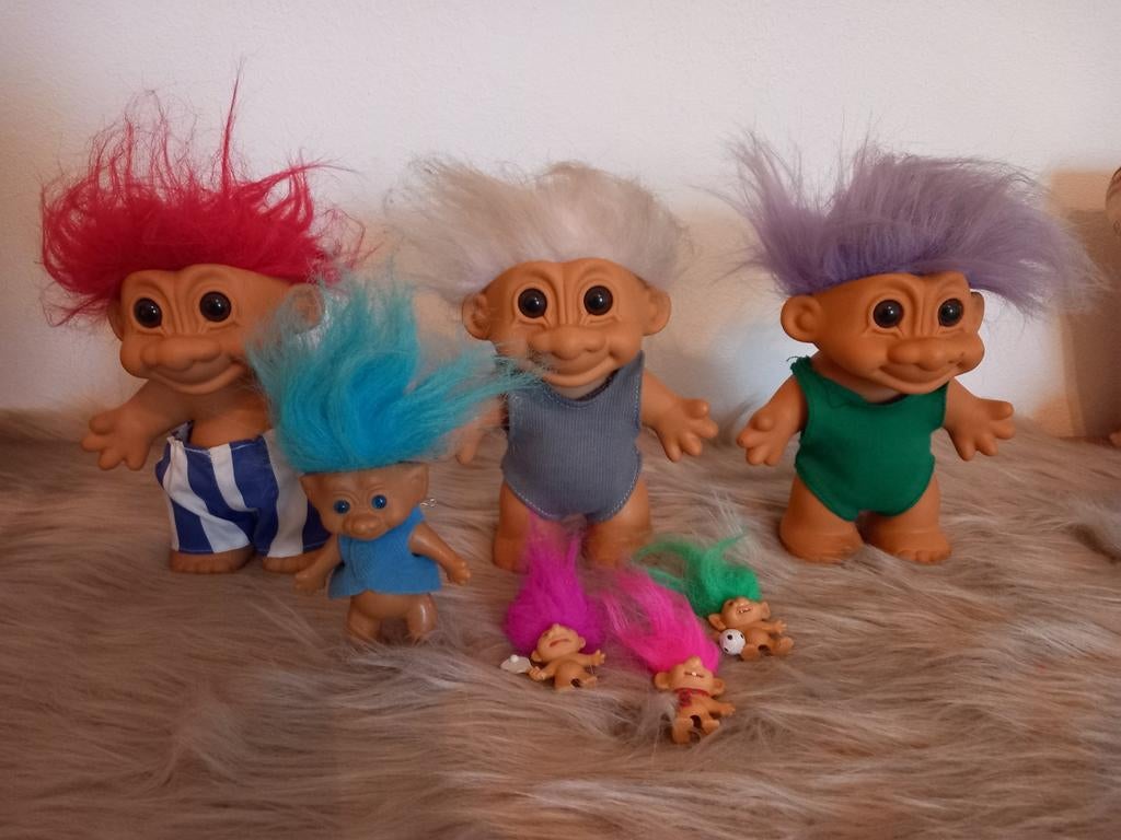 Trollen familie, Ophalen of Verzenden, Zo goed als nieuw