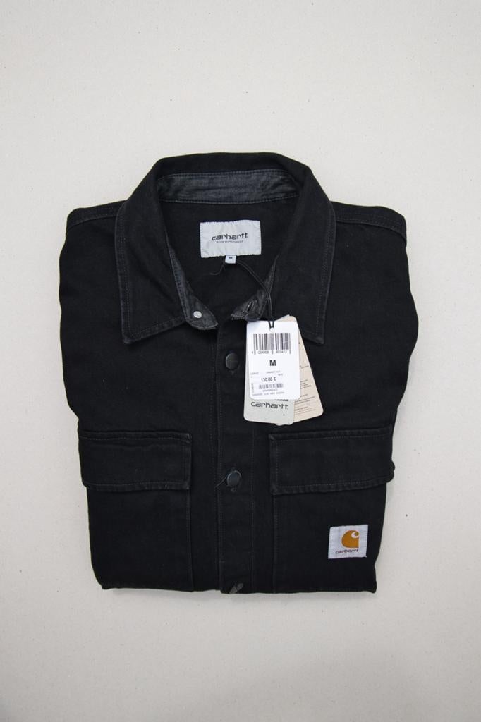 Carhartt WIP Manny denim jas vest patta olaf dickies levis, Ophalen of Verzenden, Nieuw, Maat 48/50 (M), Zwart