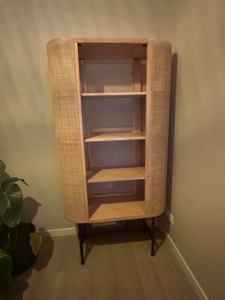 Kast Julius Karwei - Rotan - Japandi - 170x90x35 cm, Ophalen, Zo goed als nieuw