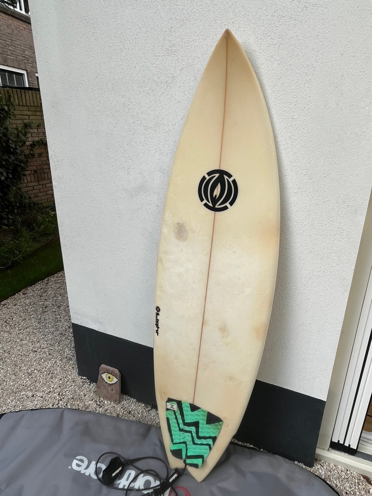 Fish surfboard 6’2 incl. boardbag, leash & fins, Watersport en Boten, Ophalen, Gebruikt, Fish, Met vinnen