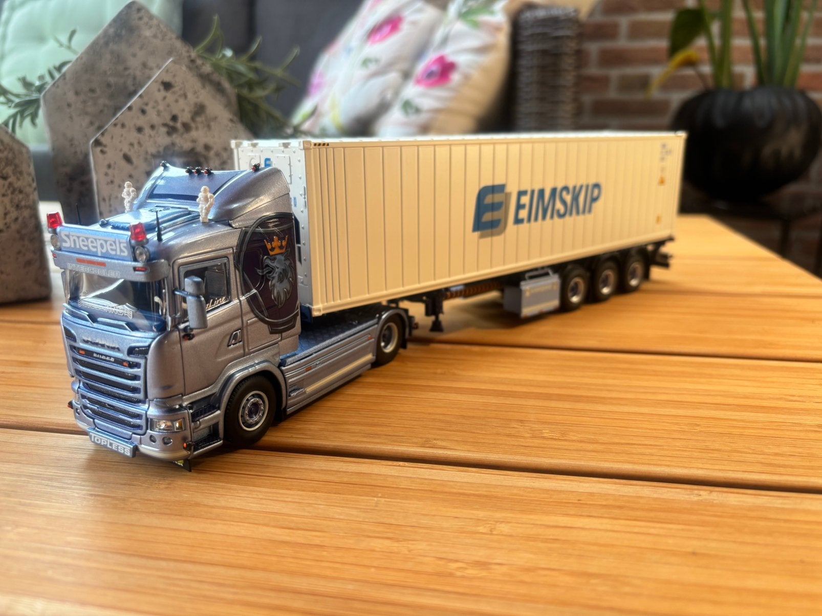 Tekno scania sneepels transport, Ophalen of Verzenden, Zo goed als nieuw, Bus of Vrachtwagen, Tekno