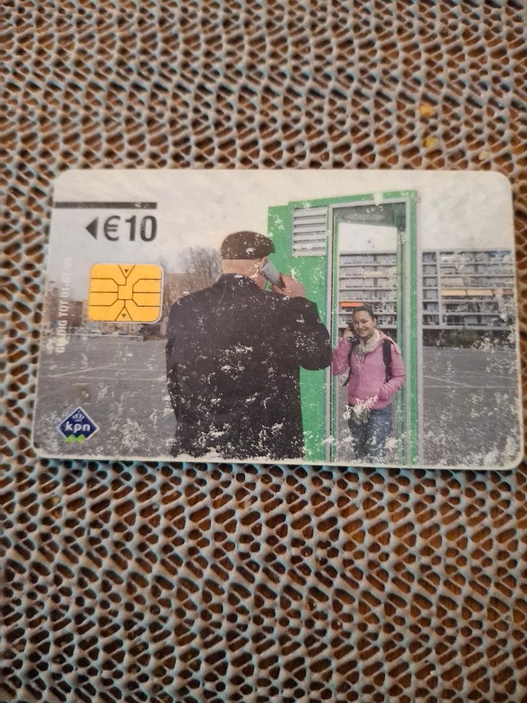 Telefoonkaart, Ophalen of Verzenden