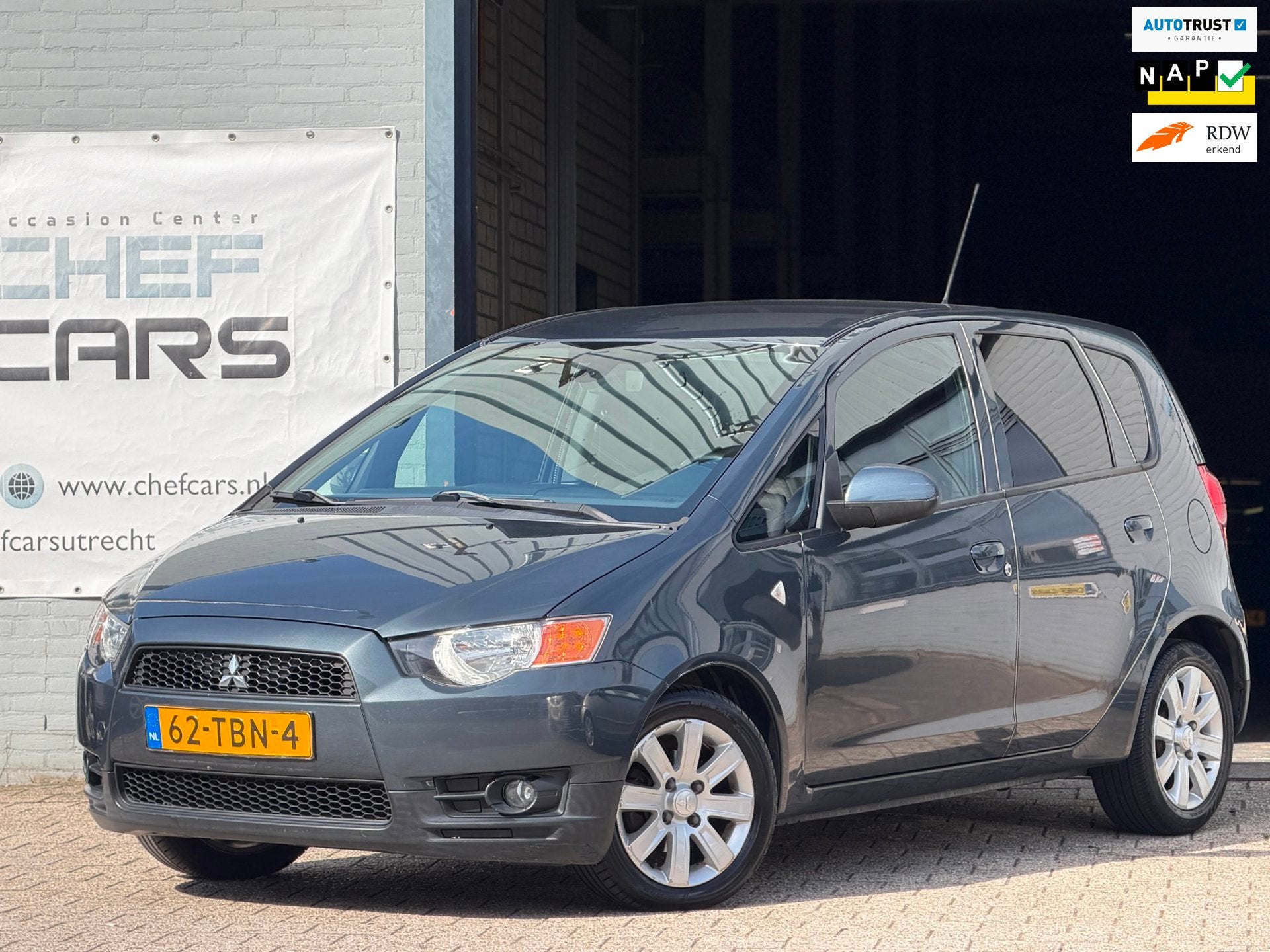 Mitsubishi Colt 1.3|NAP|AUTOMAAT|AIRCO|CRUISE|5DR|3EIGENAAR!, Euro 5, Stof, Gebruikt, 31 €/maand
