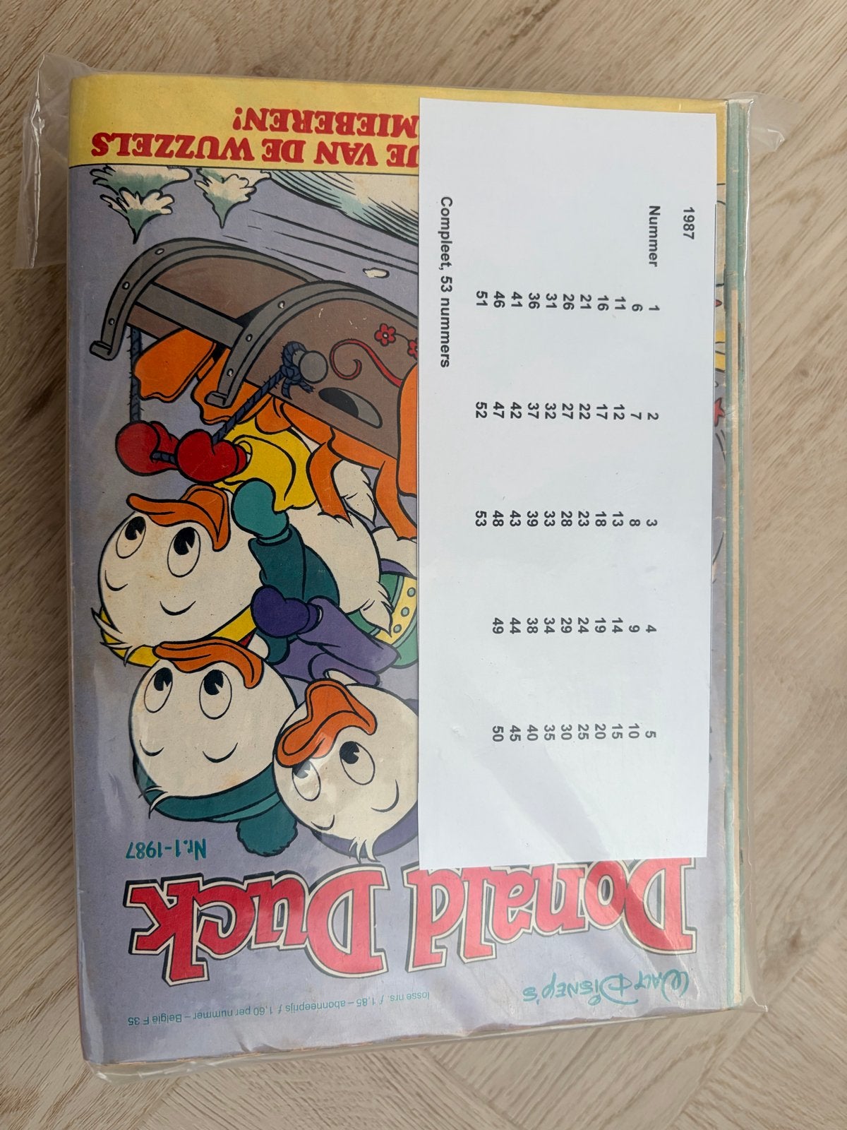 Donald Duck Jaargang 1987 - Complete set (53 nummers), Complete serie of reeks, Ophalen of Verzenden, Gelezen