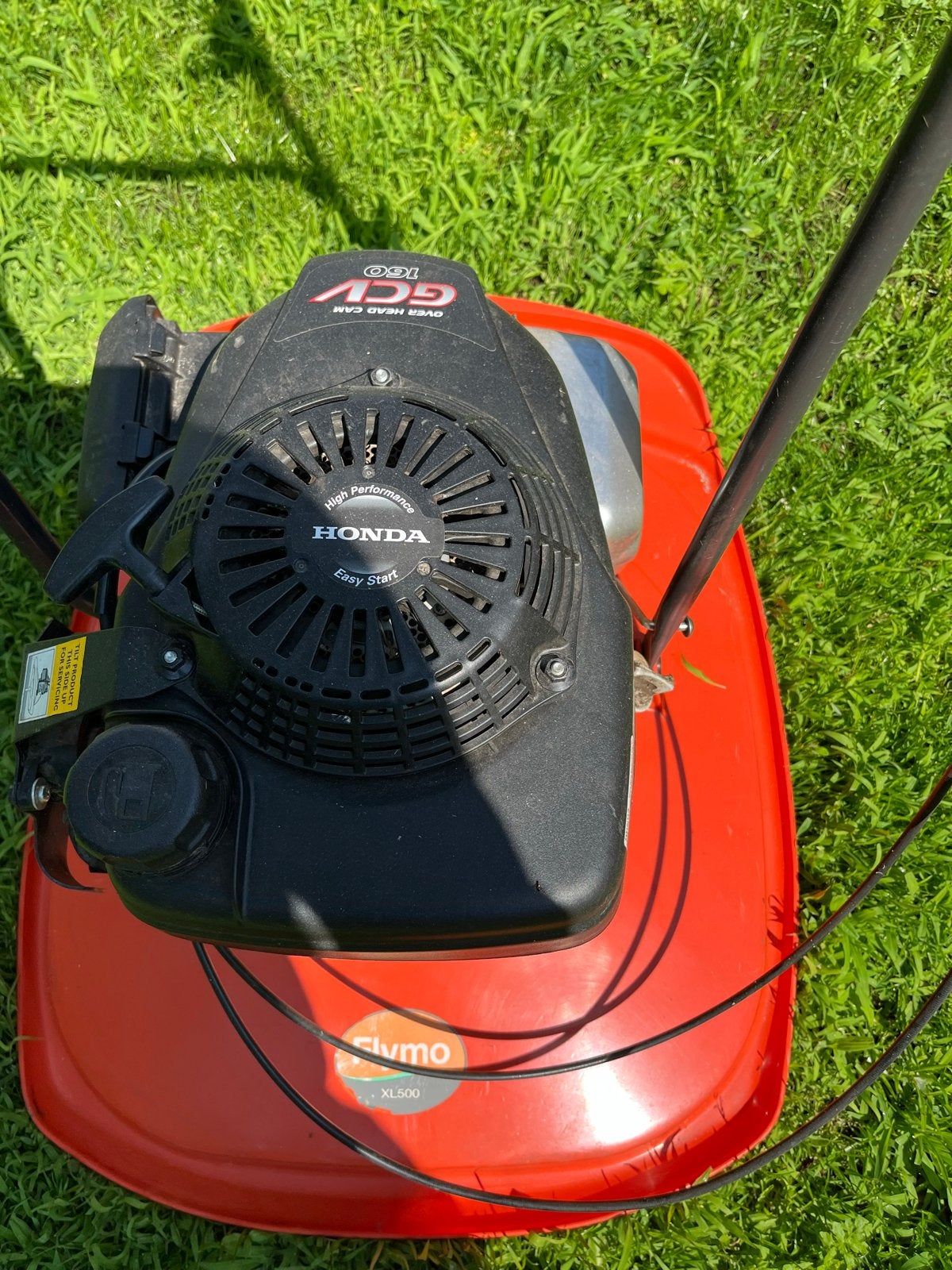 Honda GCV 160 Benzine Grasmaaier - Flymo XL500, Ophalen, Cirkelmaaier, Gebruikt, Benzine-grasmaaier