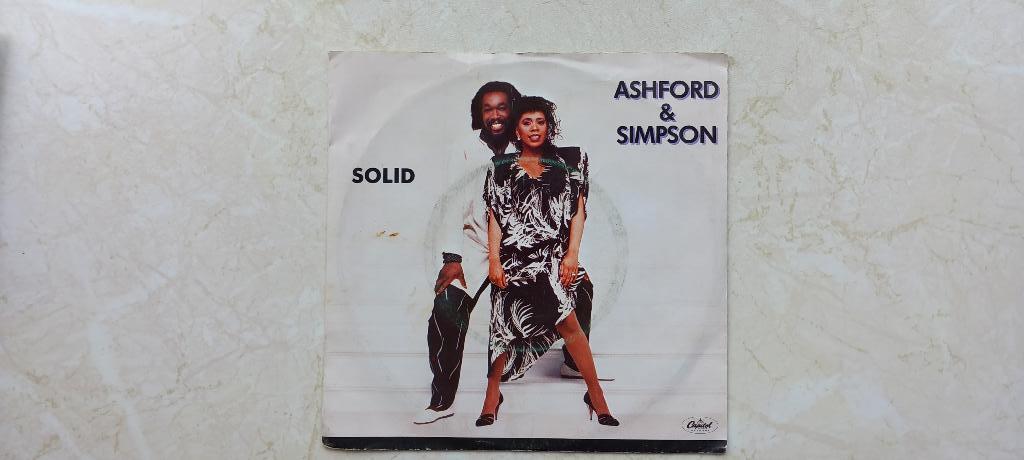 ASHFORD & SIMPSON  /  solid  1984, Cd's en Dvd's, Vinyl Singles, Zo goed als nieuw, Pop, Ophalen of Verzenden