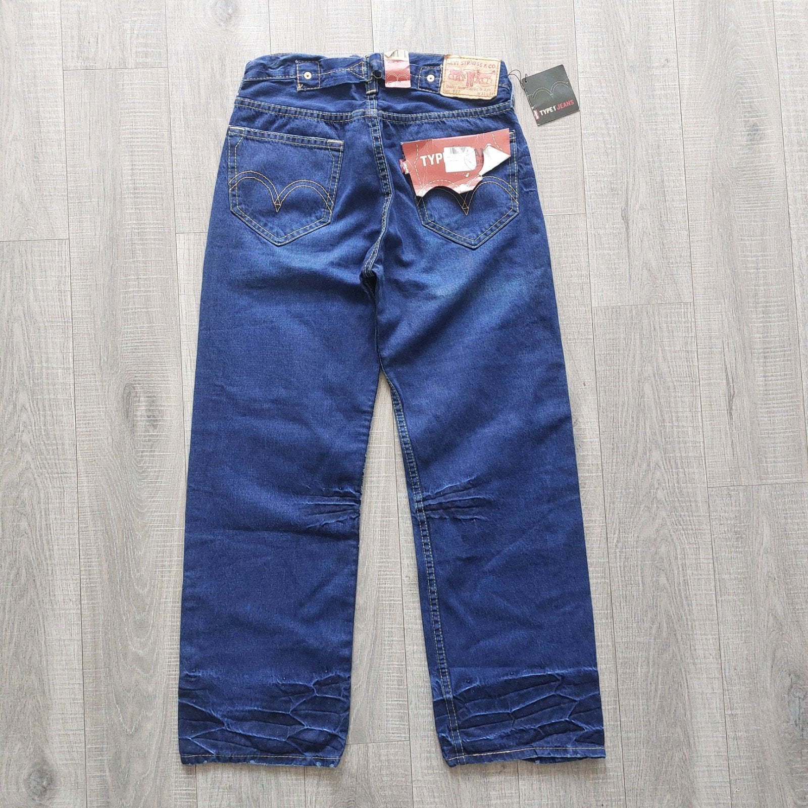 Vintage Y2K Levis 902 Type 1 baggy buckle jeans 33  NEW, Ophalen of Verzenden, Nieuw, Blauw, W30 - W32 (confectie 38/40)