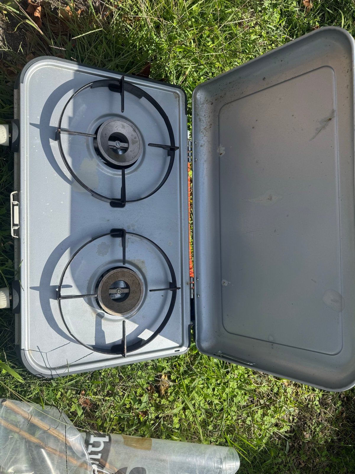 Campingaz Camping Kitchen 2 CV 4000W - Draagbaar Gasfornuis, Ophalen, Gebruikt