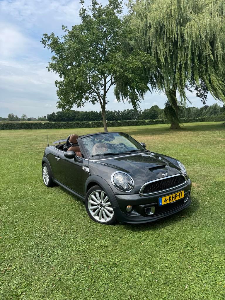 Mini 1.6 Cooper S Roadster AUT 2013 Grijs, Auto's, Euro 5, 15 km/l, 4 cilinders, Bruin