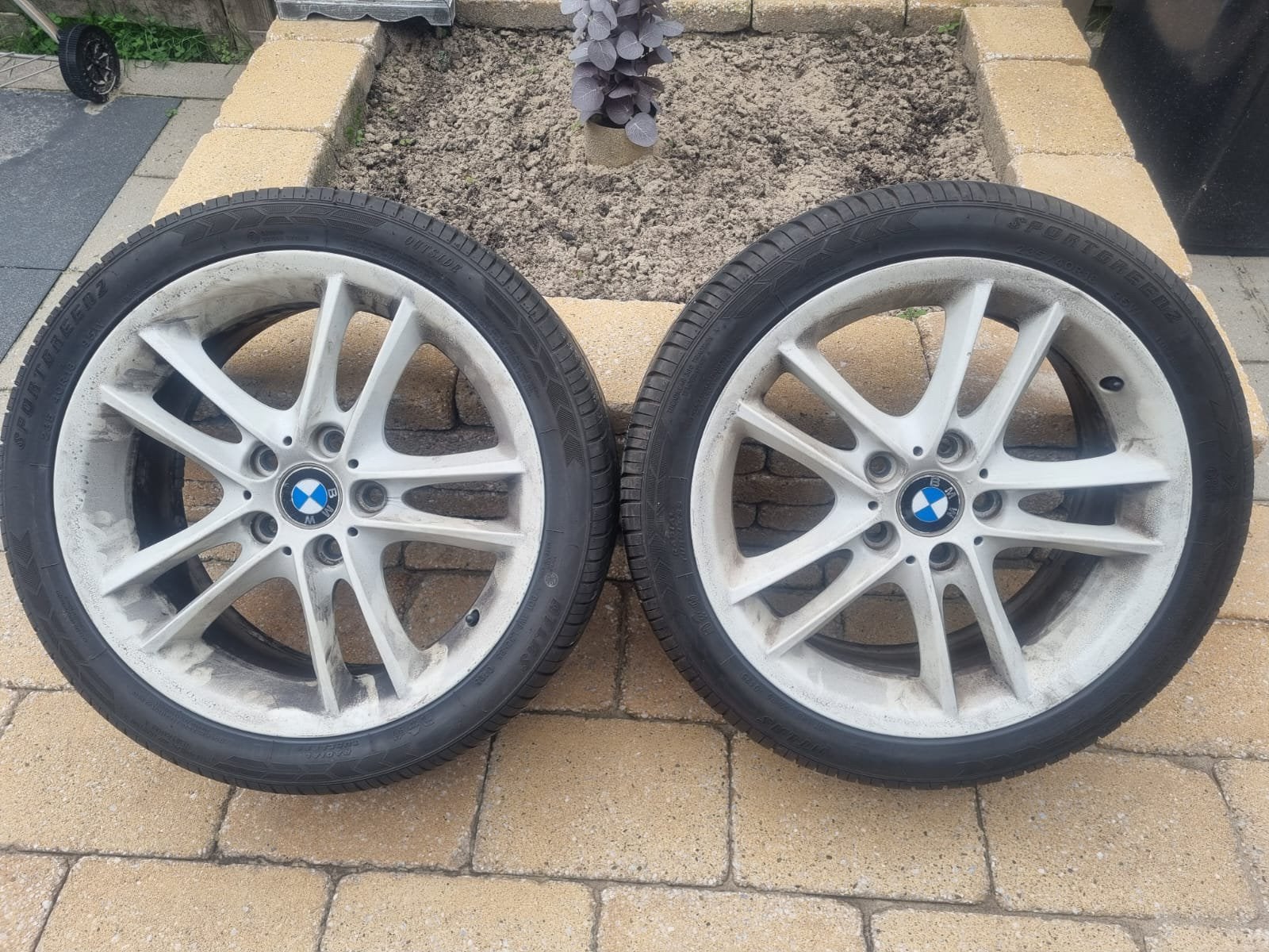 Originele BMW velgen 18 inch 5x120, Auto-onderdelen, Ophalen, 18 inch, Velg(en), Zomerbanden