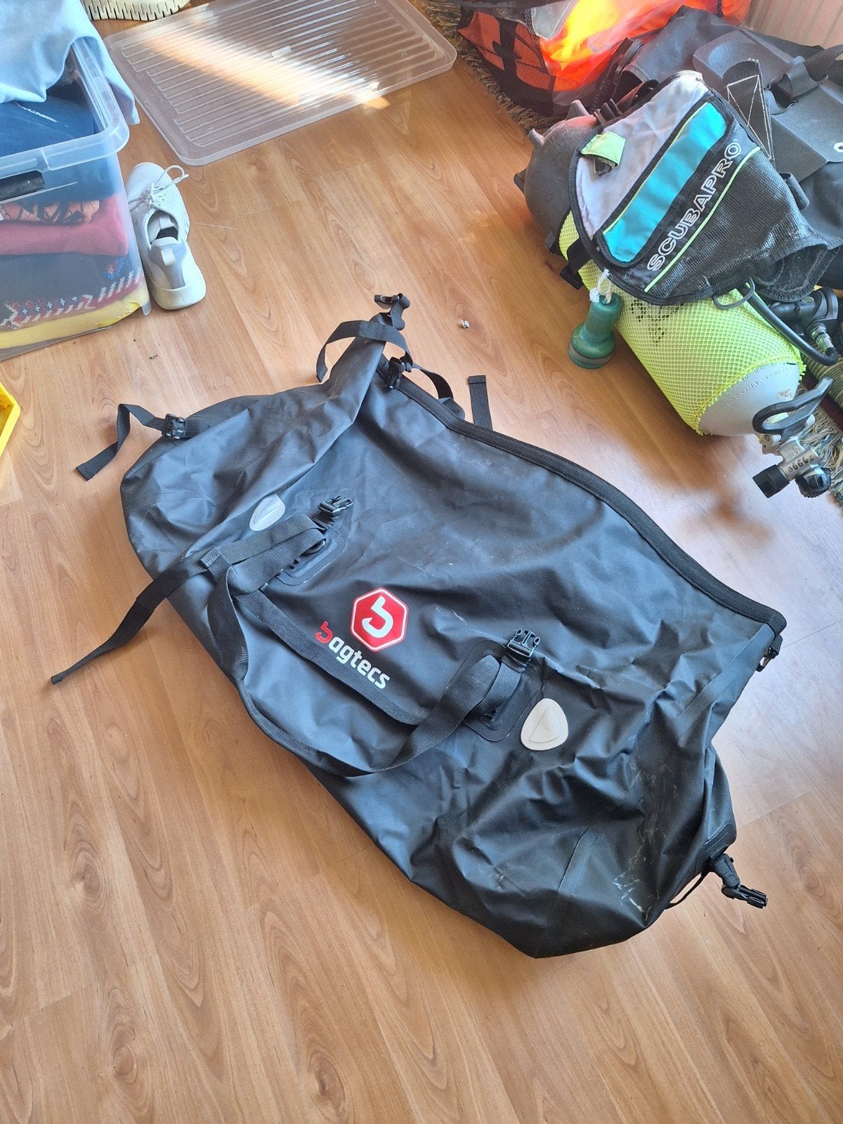 Bagtecs Drybag motor / roll bag, Motoren, Ophalen