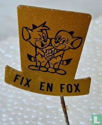 Speldje - Fix en Fox [goud], Verzamelen, Ophalen of Verzenden, Zo goed als nieuw, Merk, Speldje of Pin