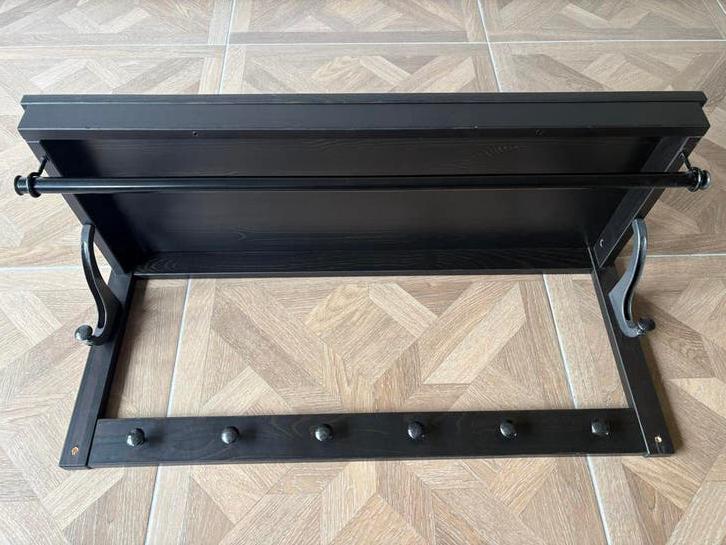 Hemnes kapstok donkerbuin, Huis en Inrichting, Woonaccessoires | Kapstokken, Zo goed als nieuw, Minder dan 100 cm, Hout, Ophalen