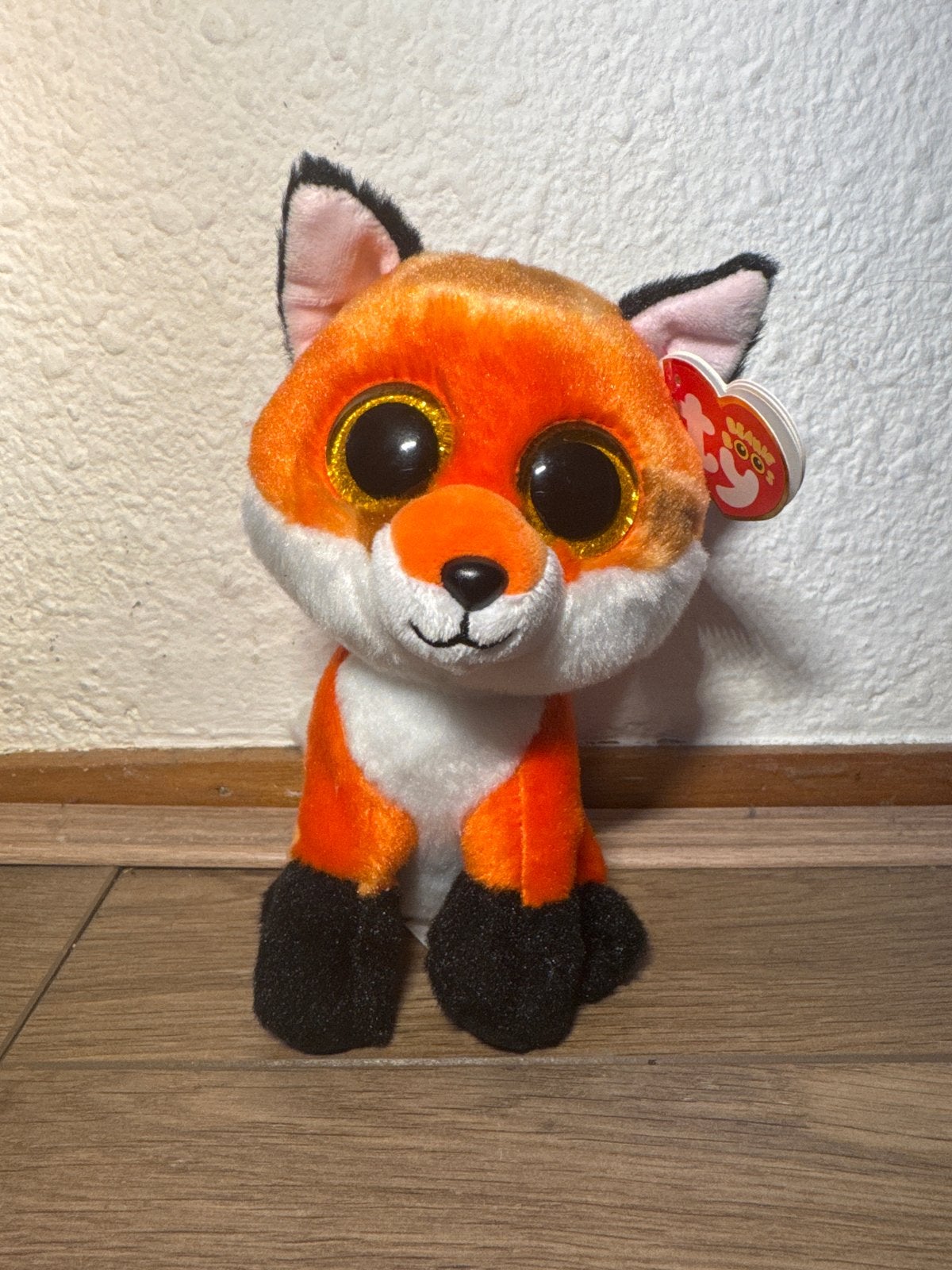 Nieuwe TY Beanie Boo's Vos 'Meadow' met label, Kinderen en Baby's, Oranje, Nieuw, Ophalen of Verzenden, Met label