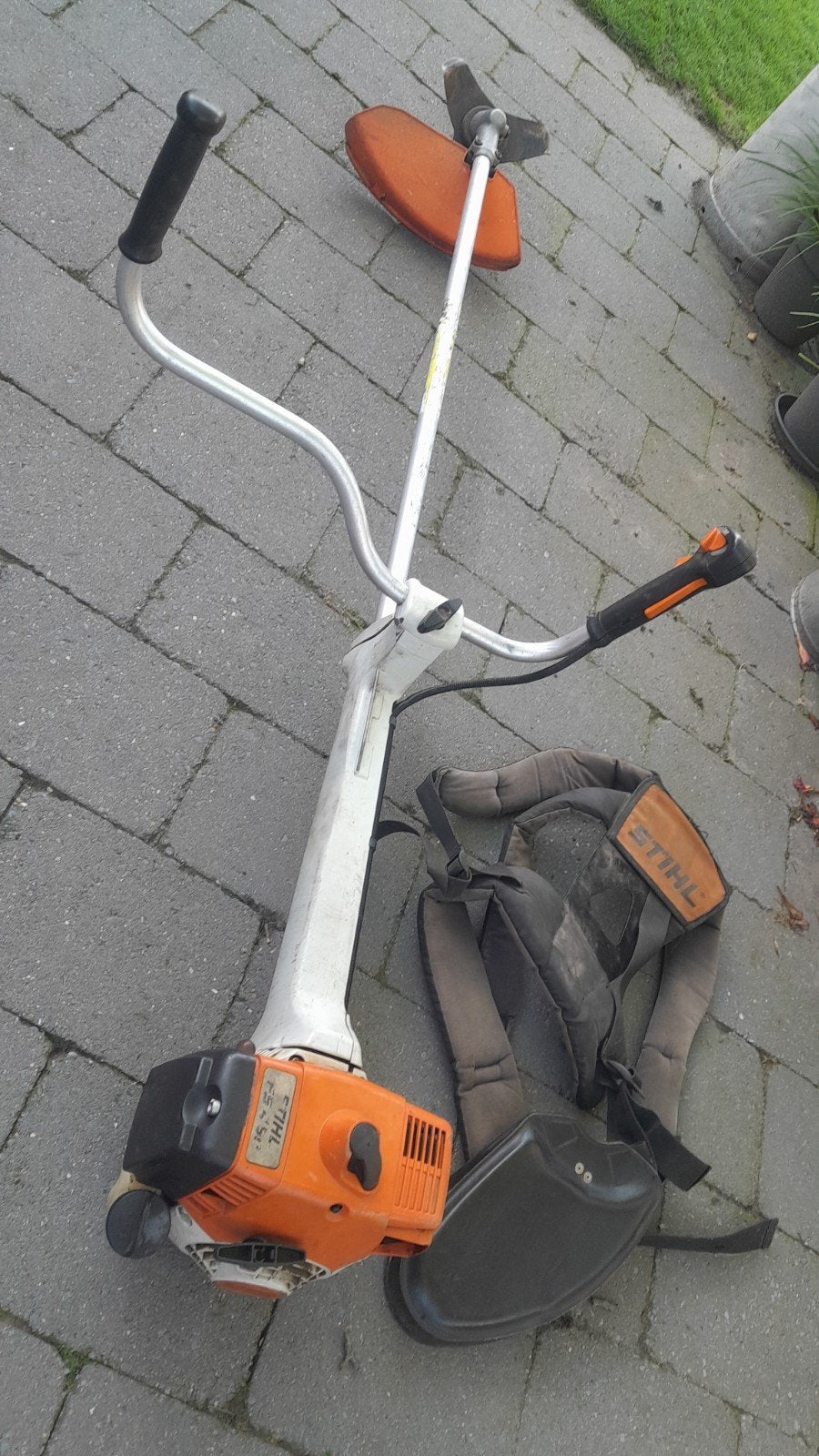 Bos maaier maai motorzeis stihl fs450 bosmaaier benzine maai, Ophalen, Benzine, Gebruikt, Robin Husqvarna stihl honda