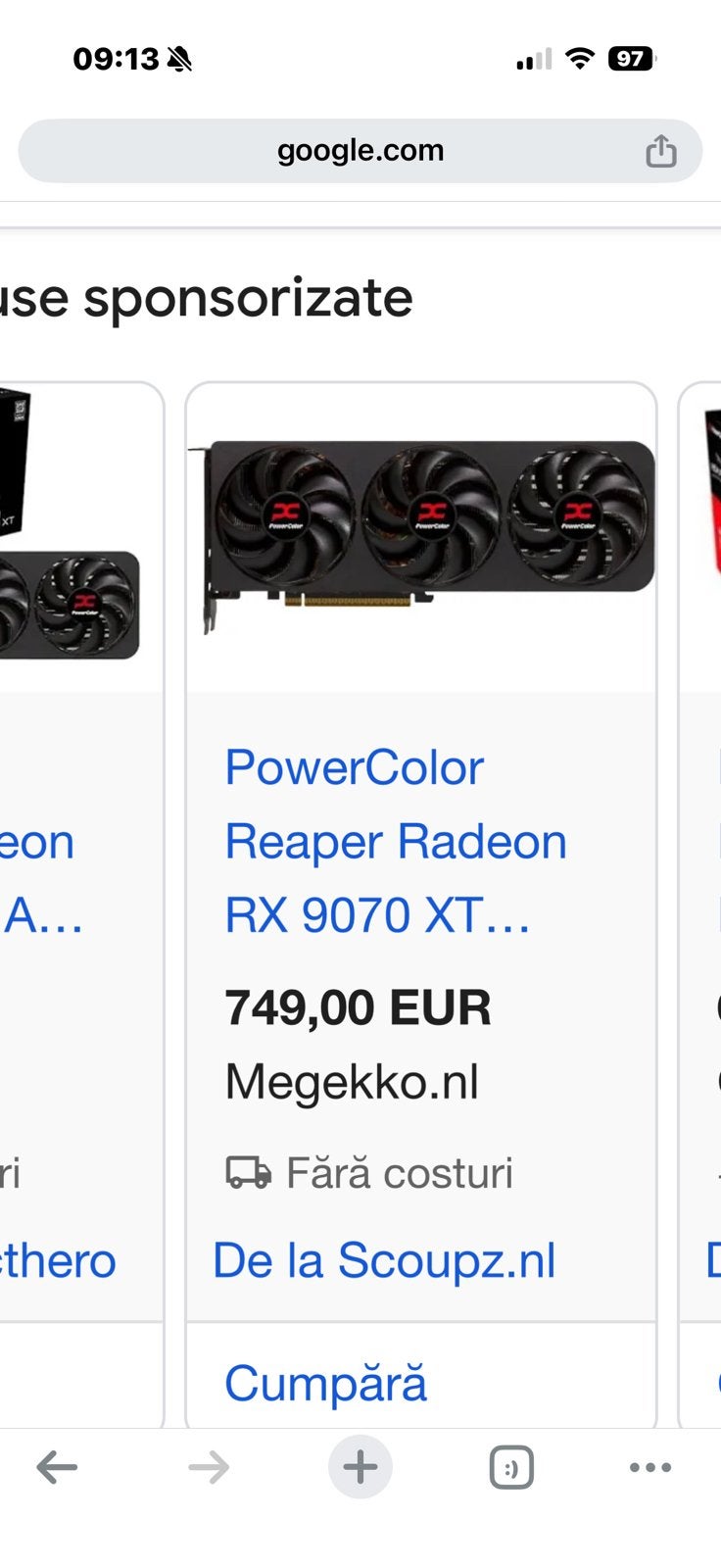 Rx9070xt 16 gb, Computers en Software, Videokaarten, Ophalen, Zo goed als nieuw, GDDR6, PCI-Express 4