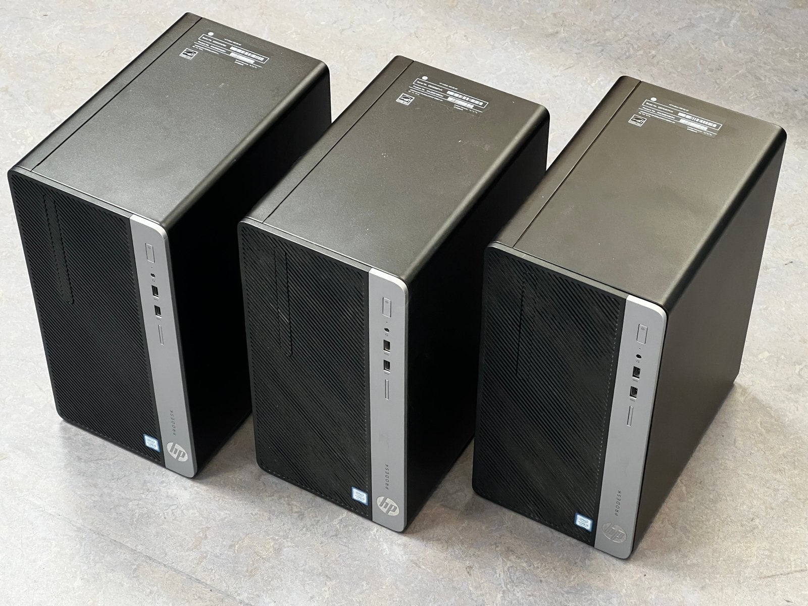 HP Prodesk 400 G5  i3 / 8Gb 3 stuks, Computers en Software, Ophalen of Verzenden, Zo goed als nieuw
