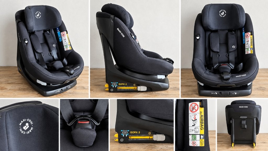 Maxi-Cosi AxissFix i-Size 360 - Authentic Graphite, Ophalen, Gebruikt, 0 t/m 18 kg, Isofix