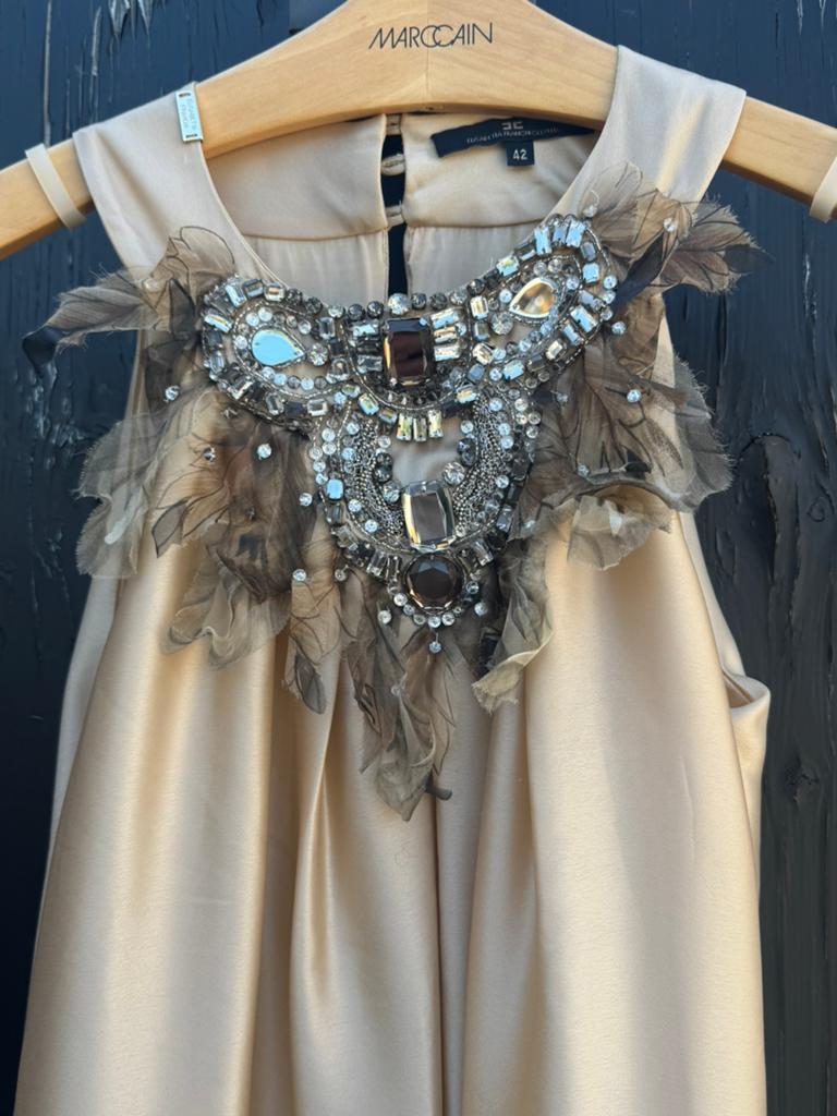 Elisabetta Franchi jurk (IT42), Overige kleuren, Ophalen of Verzenden, Zo goed als nieuw, Maat 34 (XS) of kleiner