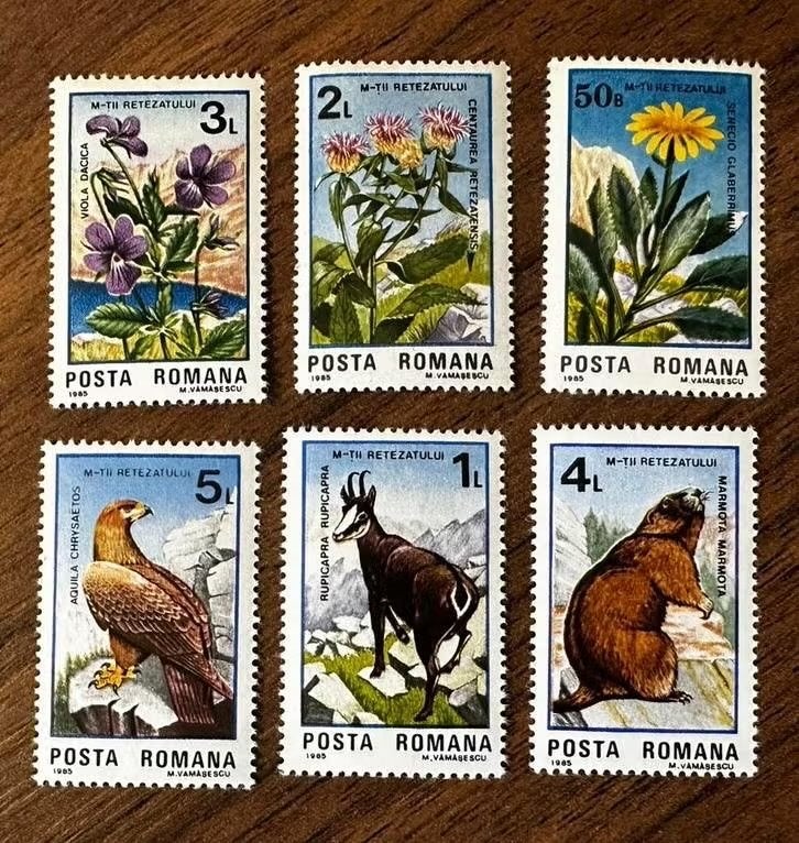 Roemenië 1985 Dieren & Vogels Postfris Postzegels Set, Ophalen of Verzenden, Overige landen, Postfris