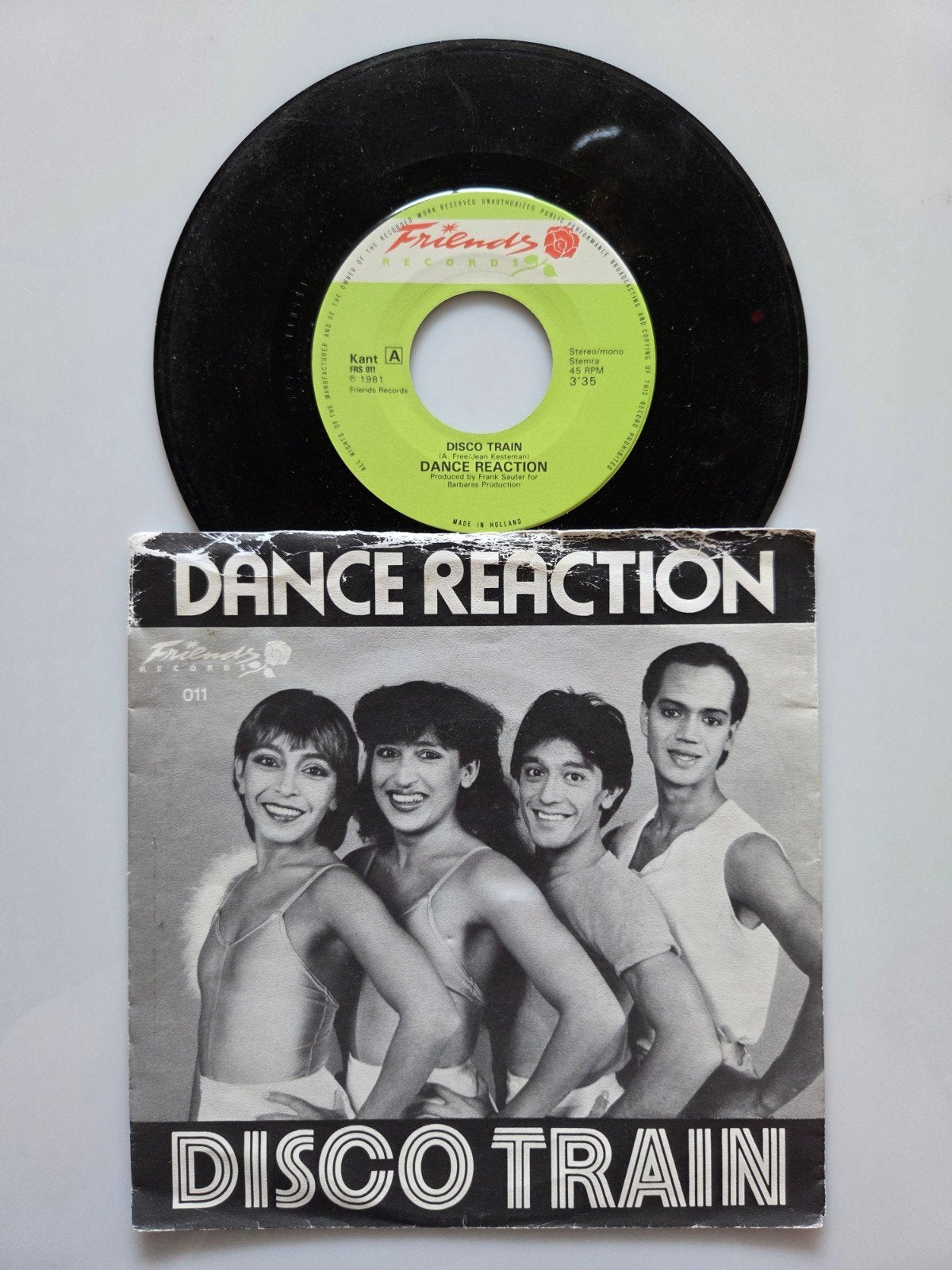 Dance Reaction - Disco train, Ophalen of Verzenden, Gebruikt, 7 inch