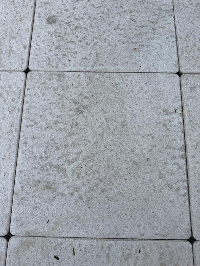 Lichte terrastegels 40x40cm, Ophalen, Gebruikt, Beton, Terrastegels