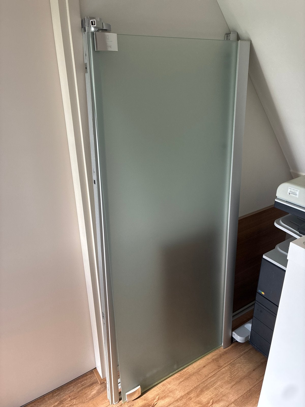 Matglas douchedeur voor 90cm nis - HÜPPE Jette Joop, Ophalen, Zo goed als nieuw, Glas, Douche