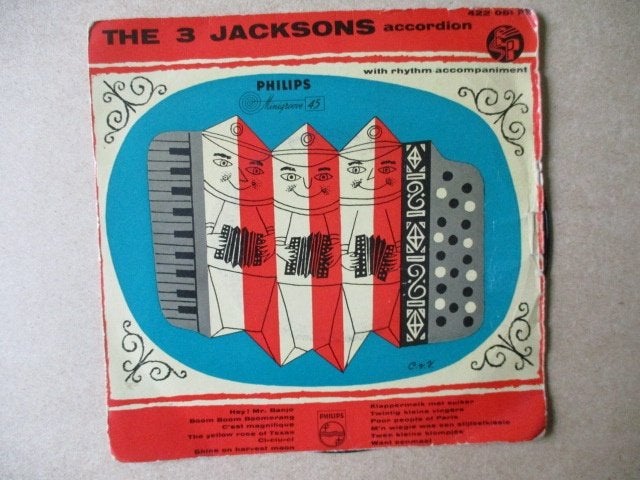 s1644 the 3 jacksons - hey mr. banjo, Ophalen, Gebruikt, 7 inch, Overige genres