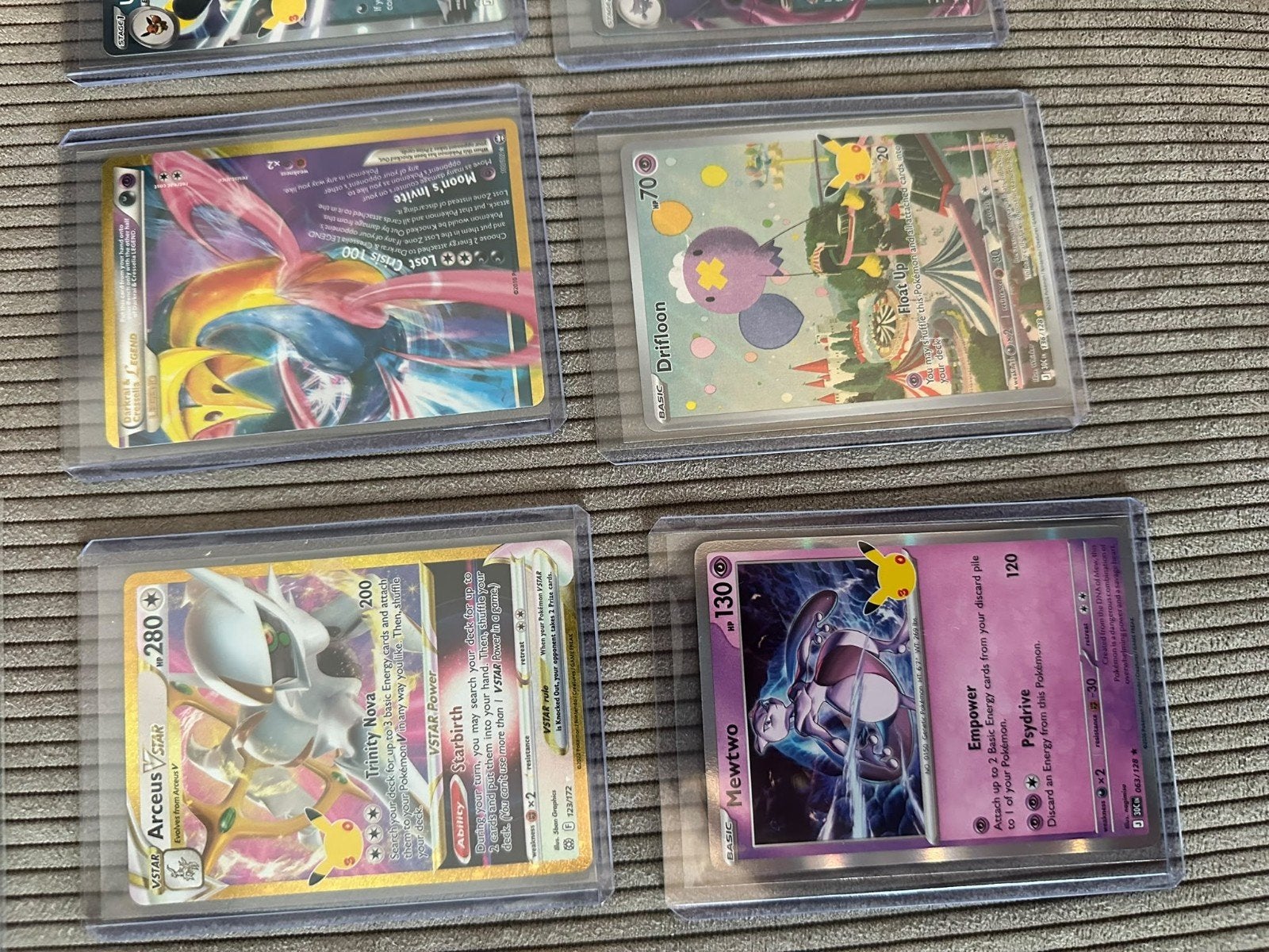 Pokemon 30th Anniversary hits, Ophalen of Verzenden, Zo goed als nieuw, Meerdere kaarten, Foil