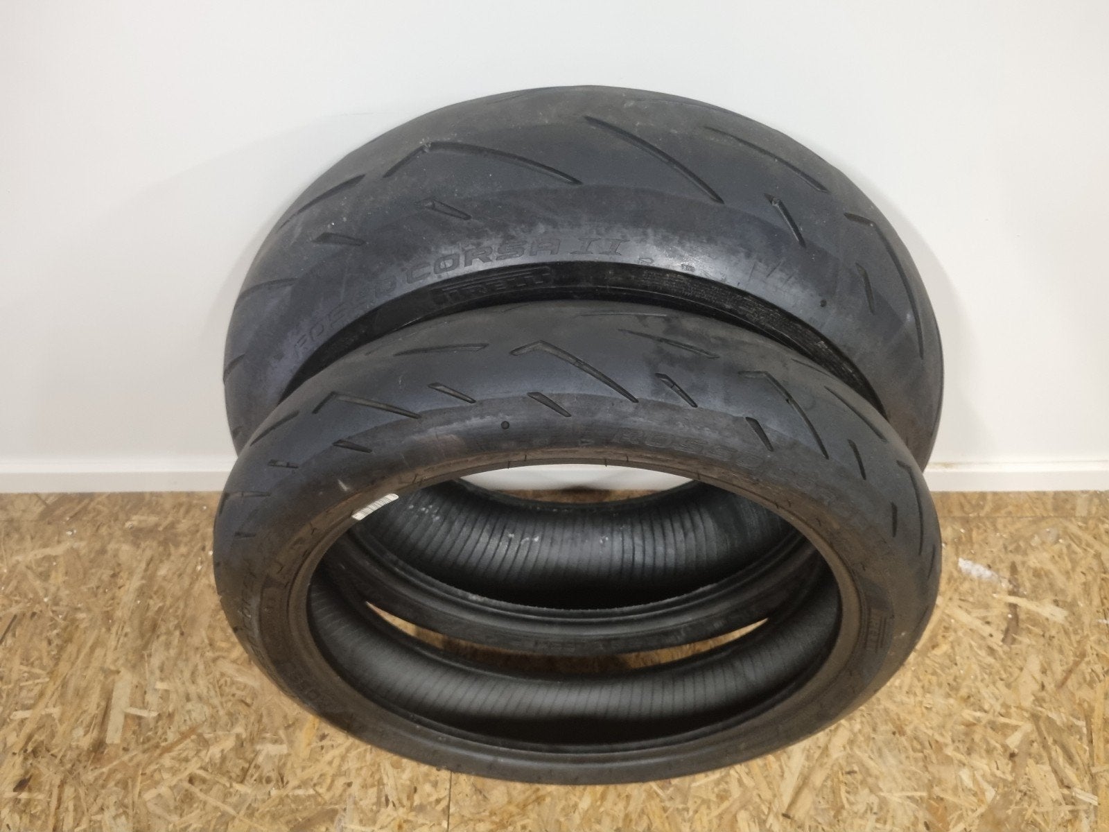 Pirelli Diablo Rosso Corsa II 120-70-17 & 190-55-17, Motoren, Ophalen of Verzenden, Gebruikt